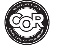 Certificate of Recognition - Workplace Safety